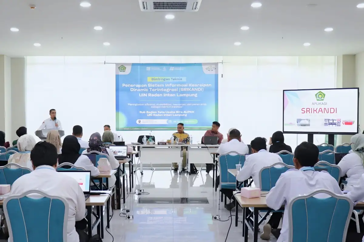 Perkuat Tertib Administrasi, UIN Raden Intan Lampung Selenggarakan Bimtek Srikandi