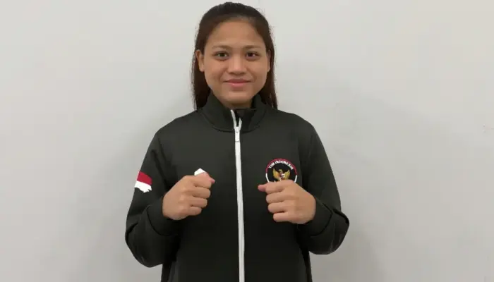 Petinju Putri Lampung Nabila Maharani Sumbang Perak untuk Indonesia di SEA Games 2025