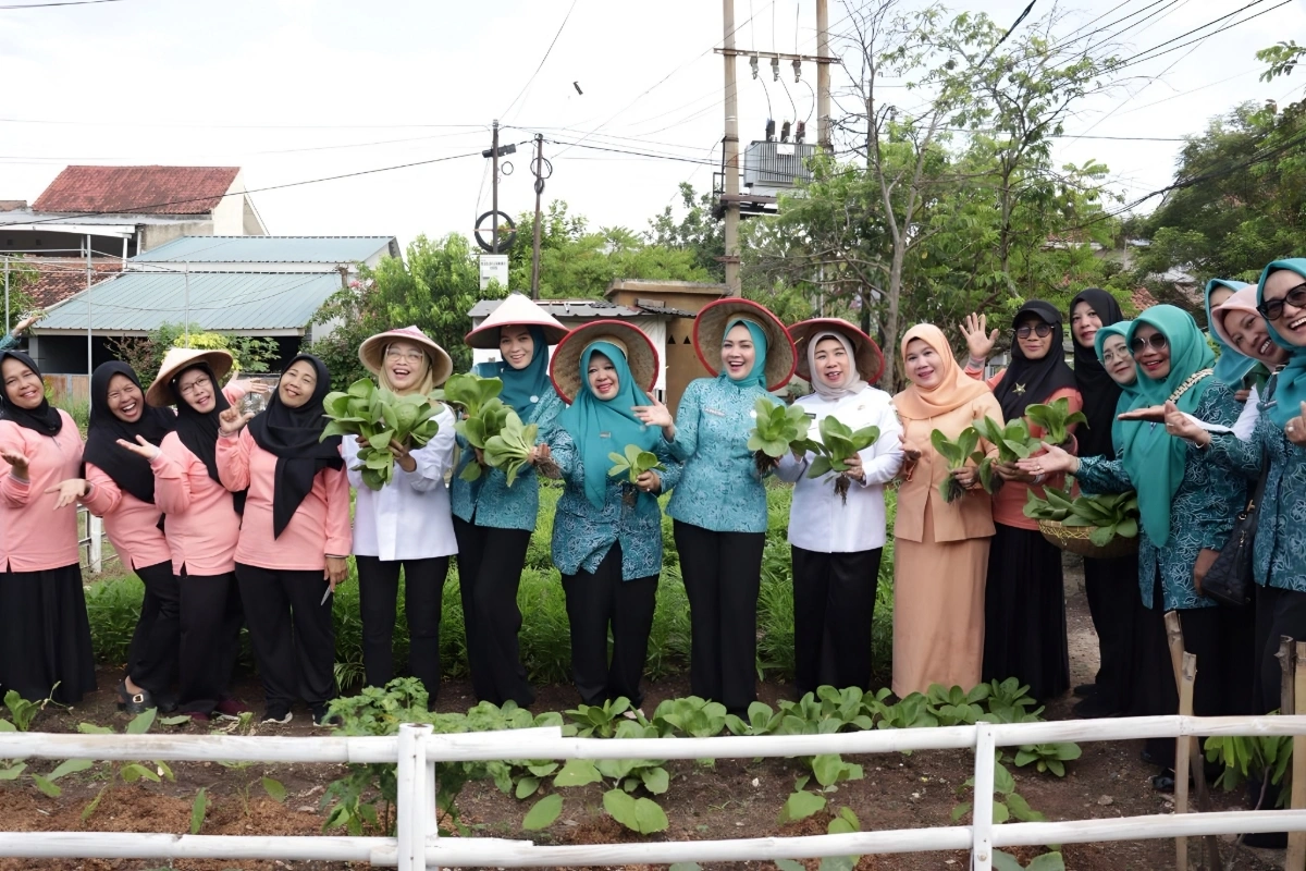 Nusantara Permai Bandar Lampung Resmi Jadi Desa Tapis, Ketua TP PKK Dorong Warga Perkuat Ketahanan Pangan
