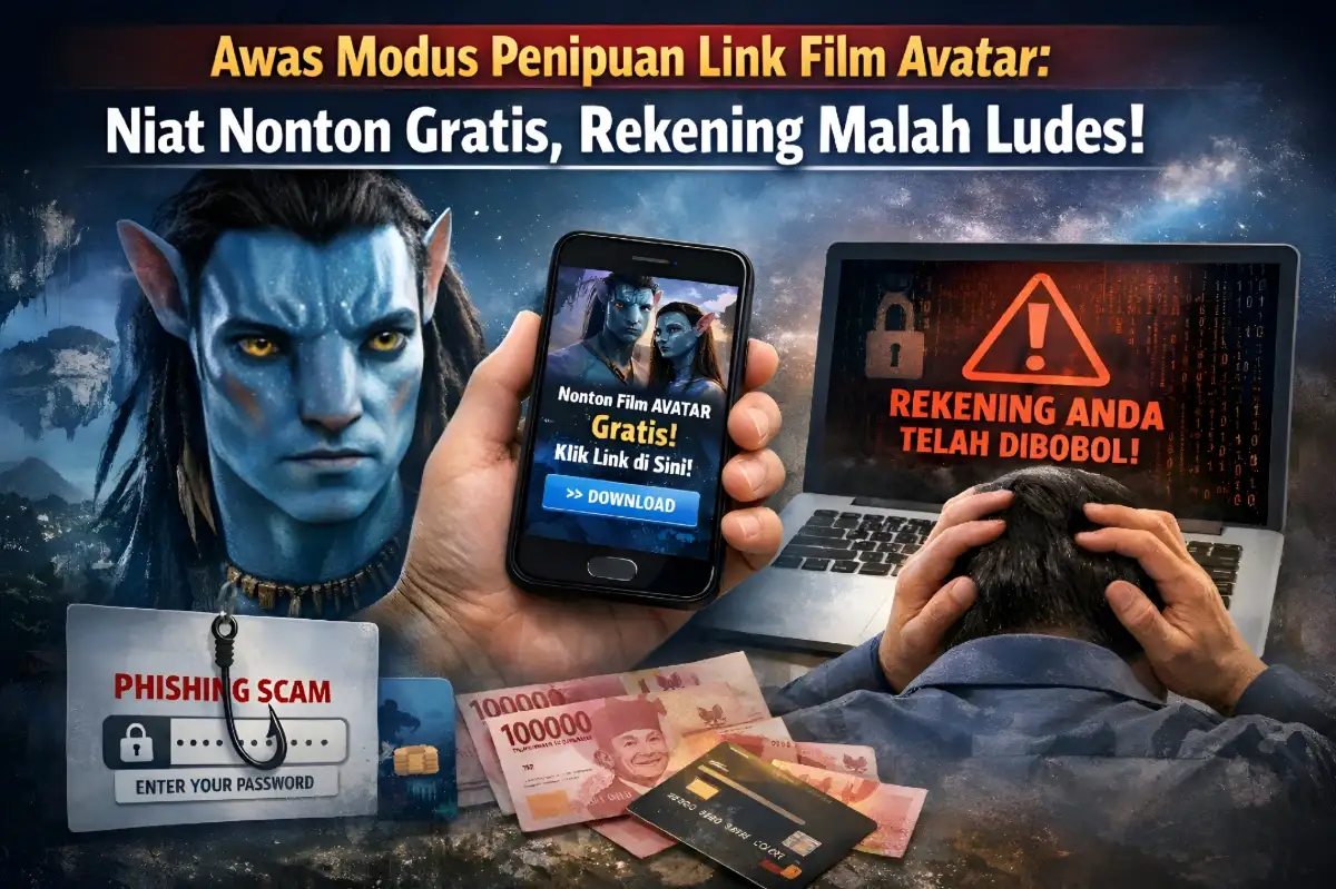 Waspada! Modus Penipuan Link Film Avatar, Nonton Gratis Berujung Rekening Terkuras