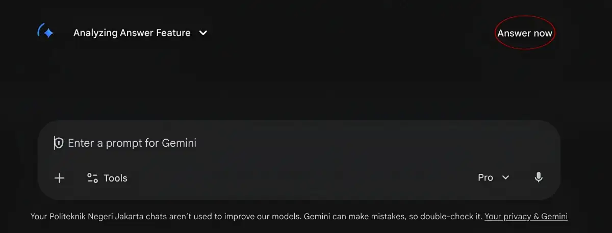 AI Terlalu Lambat? Pakai "Answer Now" di Gemini, Jawaban Langsung di Depan Mata!