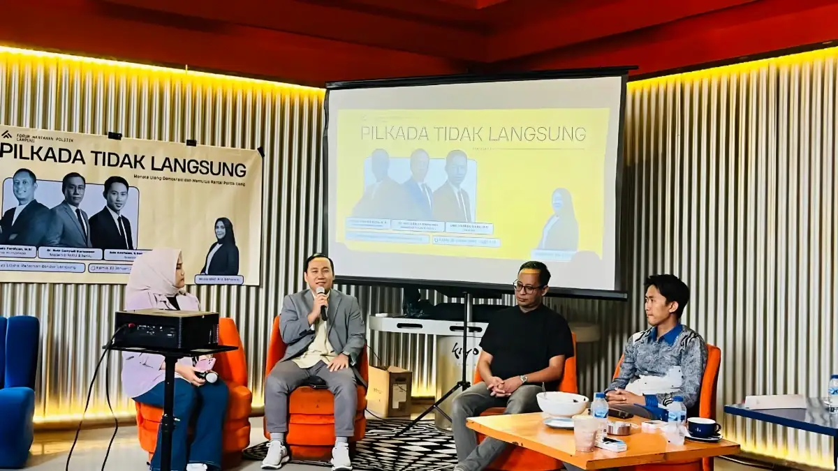 Akademisi Unila Robi Cahyadi: Wacana Pilkada Tidak Langsung Rasional Dimulai dari Pilgub