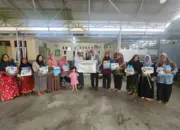 BRI Kanca Tanjung Karang Salurkan Bantuan Paket Sembako untuk Warga Natar