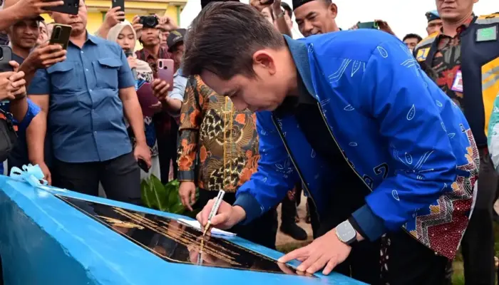 Bupati Lampung Selatan Resmikan Jalan Kota Baru – Sinar Rejeki di Jati Agung