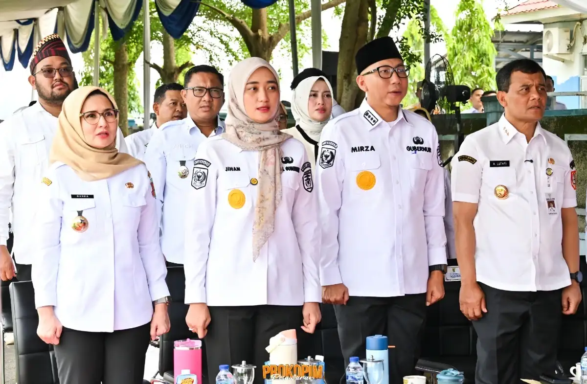 Bupati & Wabup Pesawaran Ikuti Panen Raya Nasional bersama Presiden dalam Upaya Perkuat Ketahanan Pangan