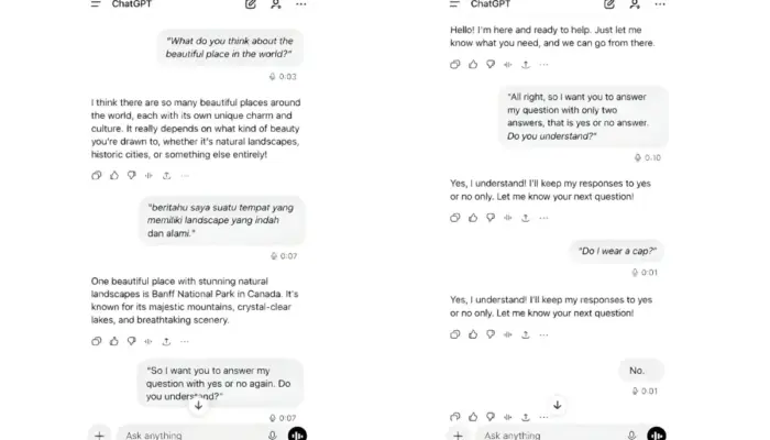 ChatGPT Bisa Ngintip Lewat Kamera? Cek Fakta di Balik Tren Uji Coba “Ya-Tidak”