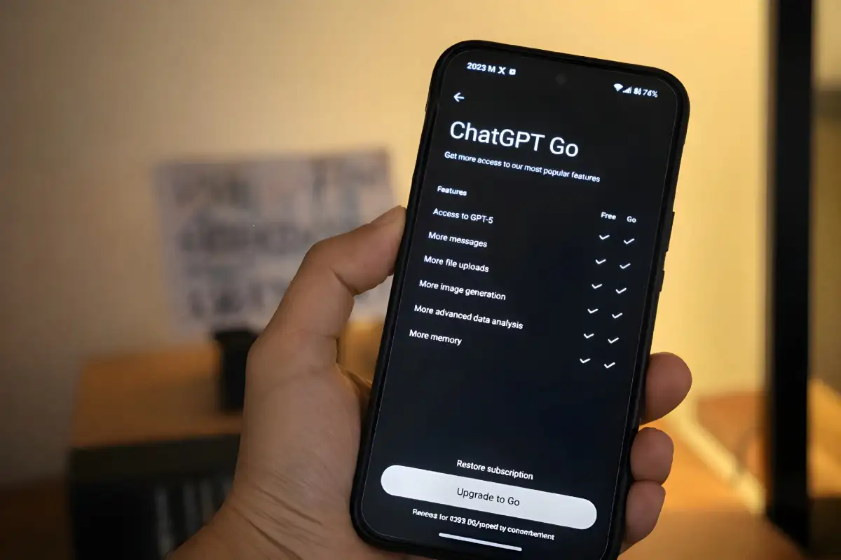 ChatGPT Go Resmi Hadir Global, AI Ringan OpenAI Kini Bisa Jalan di HP RAM 1 GB