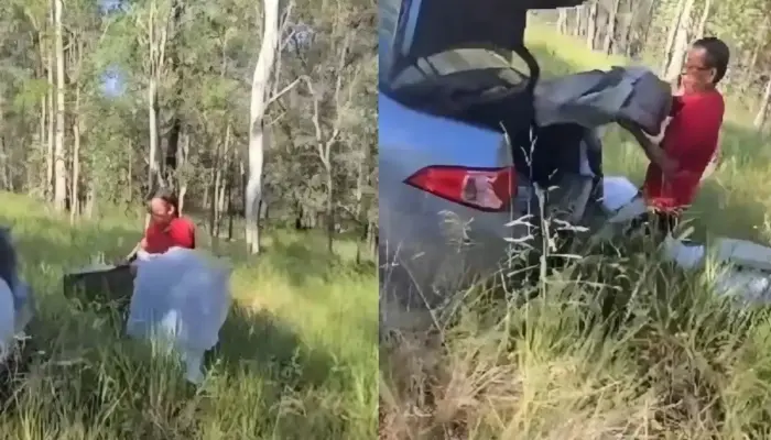 Viral Pria Diduga WNI Buang Sampah di Hutan Lindung Australia, Kena Tegur Warga Lokal
