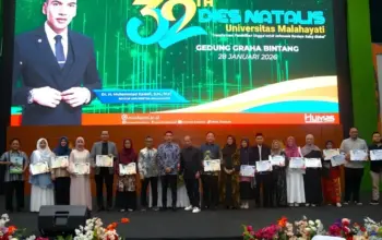 Gala Dinner Meriah Tutup Puncak Dies Natalis ke-32 Universitas Malahayati, Penuh Apresiasi dan Kekeluargaan