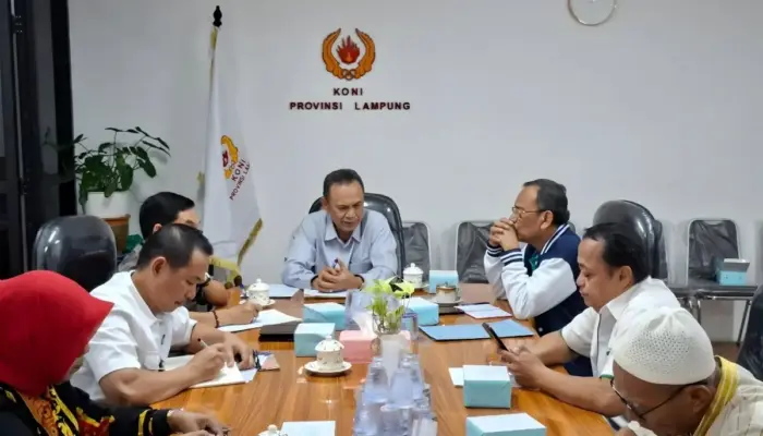 KONI Lampung Matangkan Persiapan Porprov dan Pelatnas, Sekaligus Perkuat Bidding Tuan Rumah PON 2032