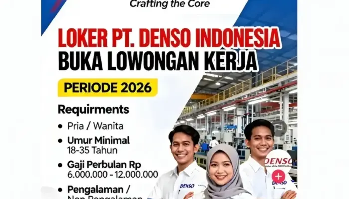 Lowongan Kerja PT Denso Indonesia 2026 Ramai di TikTok, Ini Fakta Sebenarnya
