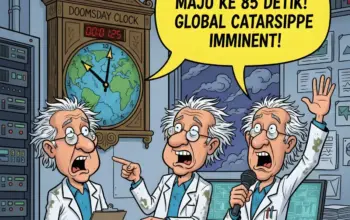 Jam Kiamat Mencatat Rekor Terburuk: Kini Maju ke 85 Detik, Peringatan Perang Nuklir & Krisis Iklim