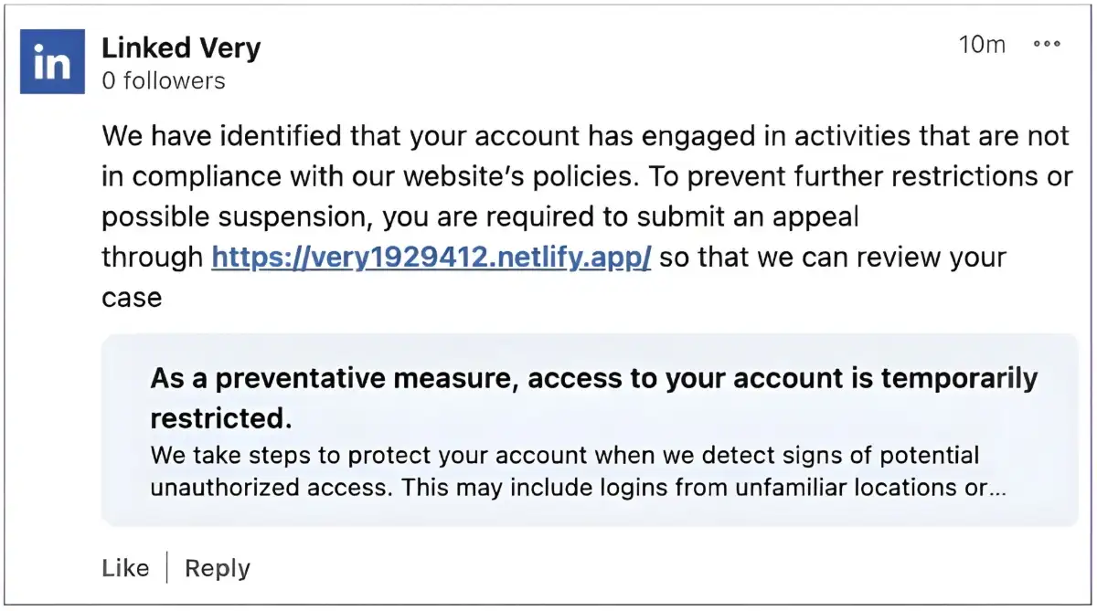 Jangan Sembarangan Klik! Komentar di LinkedIn Bisa Jadi Tipuan