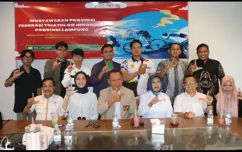 KONI Lampung Dorong FTI Kembangkan Triathlon sebagai Sport Tourism