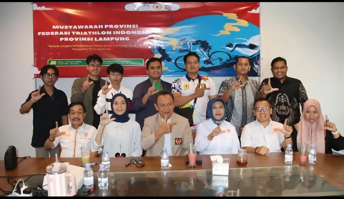 KONI Lampung Dorong FTI Kembangkan Triathlon sebagai Sport Tourism