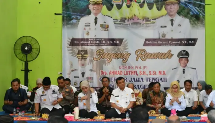 Gubernur Jawa Tengah Silaturahmi dengan Keluarga Transmigran Desa Bagelen, Perkuat Ikatan Sejarah Jawa–Lampung