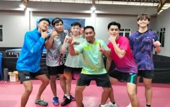 Lampung Kirim 8 Petenis Meja ke Kejurnas PTMSI Bersatu di Jakarta, Target Juara Beregu Putra