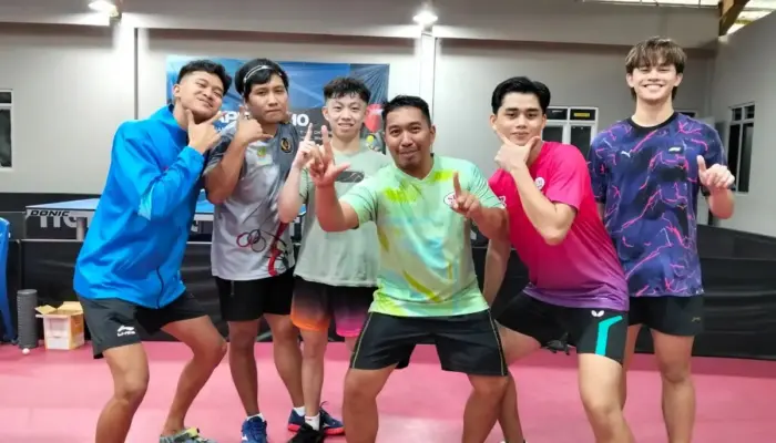 Lampung Kirim 8 Petenis Meja ke Kejurnas PTMSI Bersatu di Jakarta, Target Juara Beregu Putra