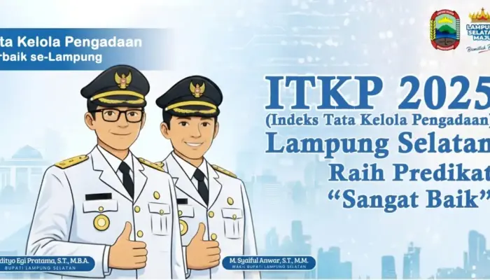 Terbaik se-Lampung, ITKP Lampung Selatan Raih Predikat “Sangat Baik” Tahun 2025