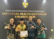 Lampung Selatan Raih UHC Award 2026 atas Komitmen Perlindungan Kesehatan Warga