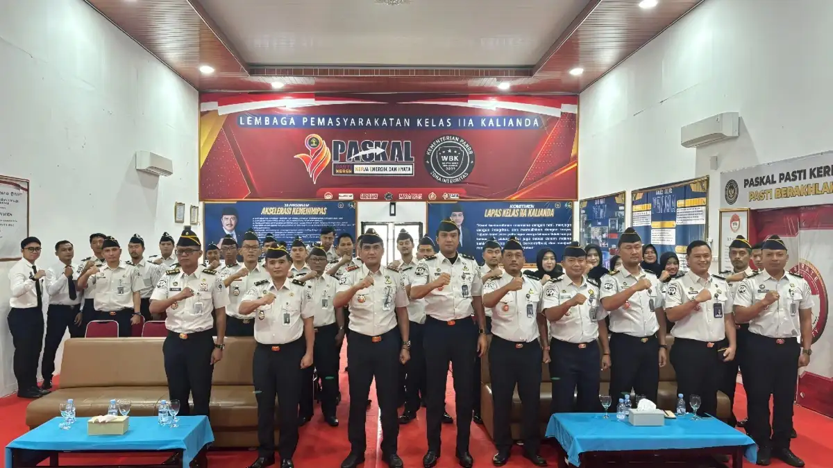 Lapas Kalianda Tegaskan Komitmen Lewat Penandatanganan Perjanjian Kinerja 2026