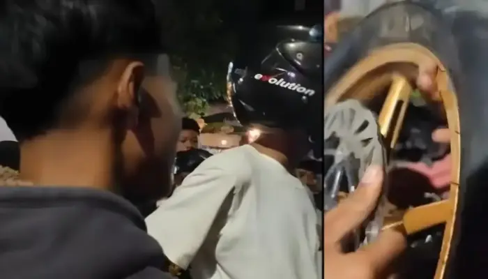 Niat Baik Berujung Petaka, Motor Pinjaman Ringsek Usai Tabrak Pajero dan Rush di Kotawaringin Timur
