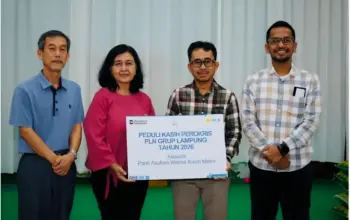 PLN Lampung Gelar Bakti Sosial di Wisma Kasih Sejati Metro, Hadirkan Suka Cita Natal