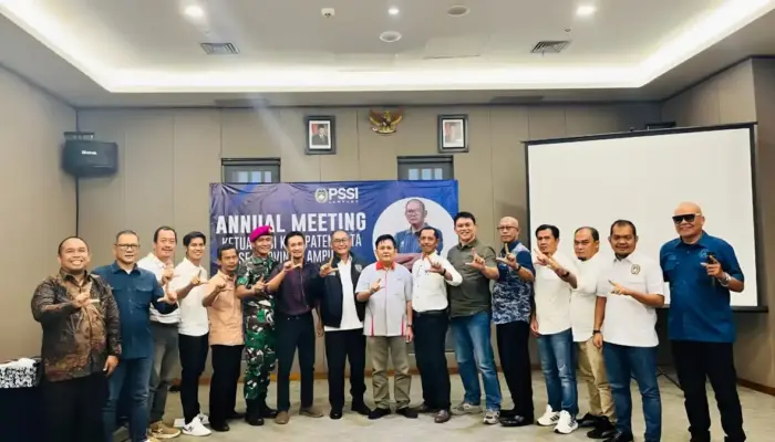 Plt Ketua Asprov PSSI Lampung Dorong Pengurus Daerah Gandeng Pemda dan Pengusaha