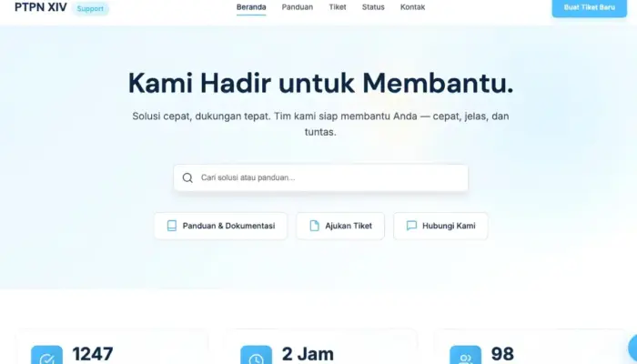 Dua Pilar Digital PTPN XIV: Fondasi Modernisasi Agribisnis dari Internal ke Pasar