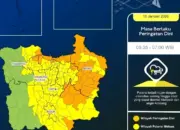 Peringatan Cuaca Jabodetabek Hari Ini: Potensi Hujan Lebat, Petir, dan Angin Kencang di Pagi Hari