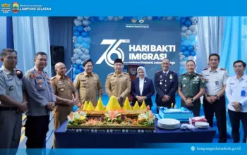 Peringatan Hari Bhakti ke-76, Wabup Lampung Selatan Dorong Imigrasi Kalianda Perkuat Pelayanan