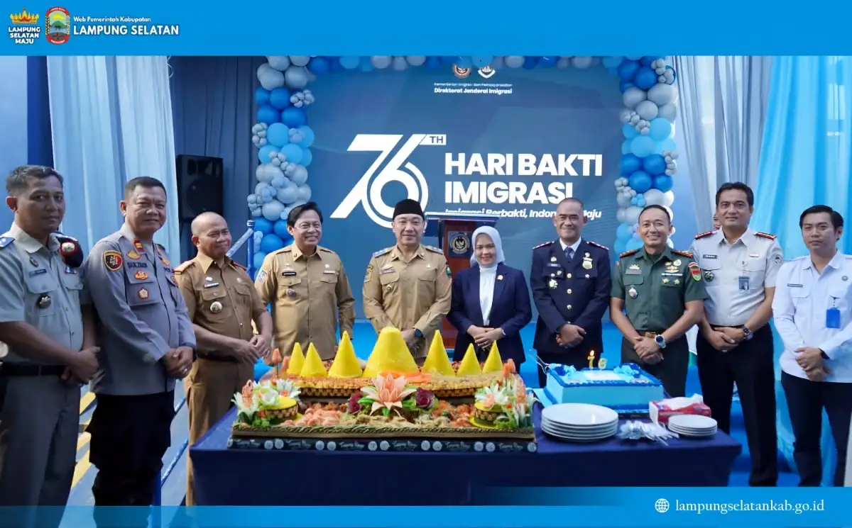 Peringatan Hari Bhakti ke-76, Wabup Lampung Selatan Dorong Imigrasi Kalianda Perkuat Pelayanan