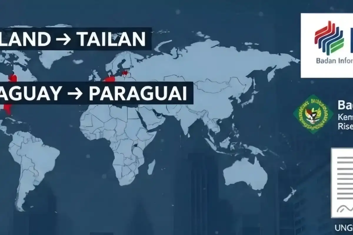 Peta Indonesia Berubah! Nama Thailand Kini Ditulis “Tailan”, Begini Penjelasan Pemerintah