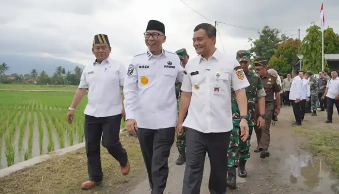 Lampung Catat Kenaikan Produksi Padi 15 Persen, Gubernur Mirza Ikuti Deklarasi Swasembada Pangan oleh Presiden Prabowo