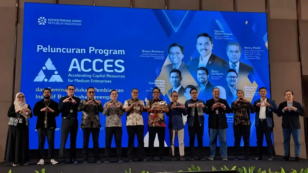 Program ACCES Kementerian UMKM Bukukan Permintaan Pembiayaan Rp150 Miliar, Restock Dorong Penguatan Pembiayaan Alternatif Usaha Menengah