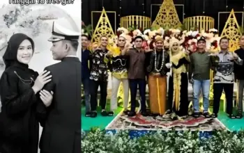 Resepsi Astri & Fuji di Marunda Diserbu Tamu Meski Banjir, Undangan Jadi Viral di TikTok