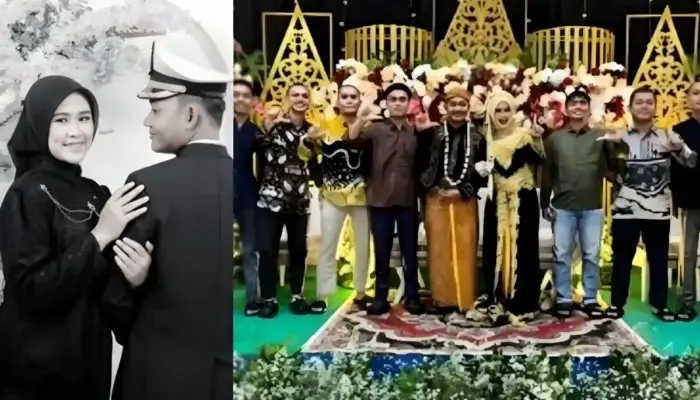 Trend Pernikahan Undang Warga TikTok, Resepsi Astri & Fuji di Marunda Diserbu Tamu Meski Banjir