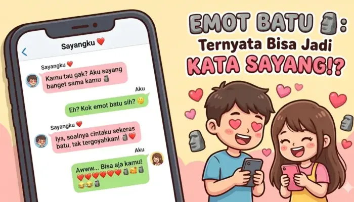 Lagi Tren di Medsos, Benarkah Emoji Batu 🗿 Berarti “Sayang” bagi Gen Z?