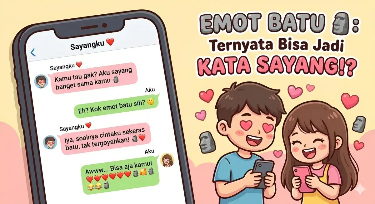 Viral di Media Sosial Ini Makna Emoji Batu yang Dipakai Gen Z