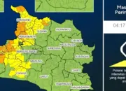 Peringatan Dini Cuaca Jawa Barat 18 Februari 2026: Hujan Lebat, Petir, dan Angin Kencang Sejak Pagi