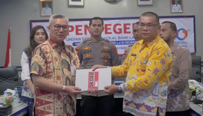 Bank Lampung Segel Alat Undian Tabungan Lokal, Pastikan Proses Transparan