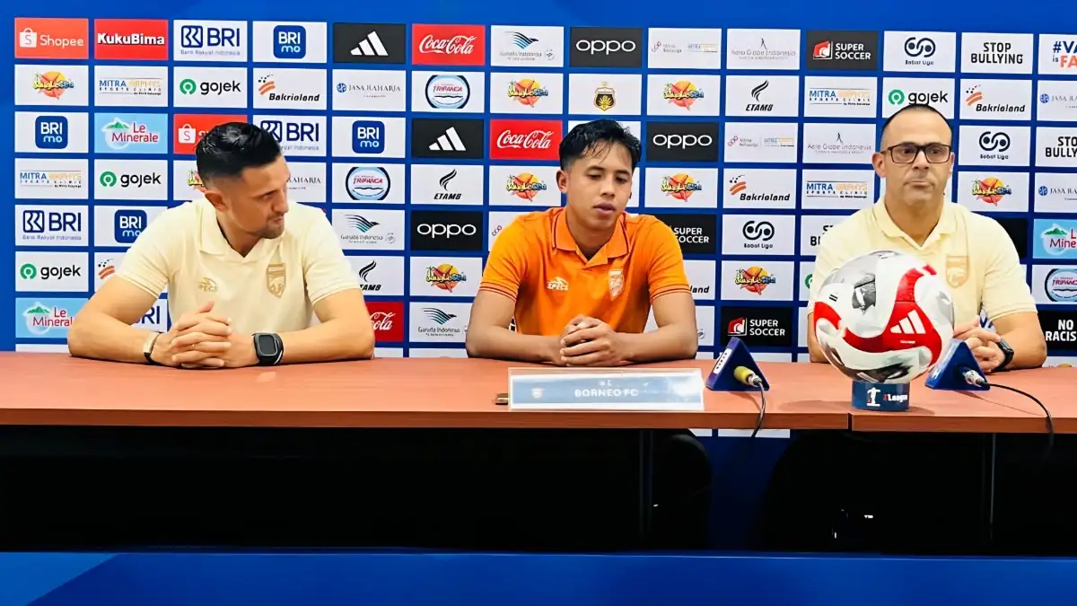 Borneo FC Menang atas Bhayangkara Lampung FC, Pelatih Soroti Kepemimpinan Wasit