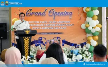 Resmikan Cik Tien Oleh-Oleh Lampung, Bupati Egi Dorong Lampung Selatan Jadi Destinasi Singgah Berbasis UMKM