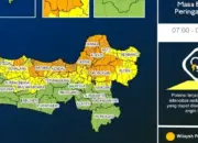 Cuaca Ekstrem Berpotensi Landa Jawa Tengah Hari Ini, Hujan Lebat dan Petir Mengintai