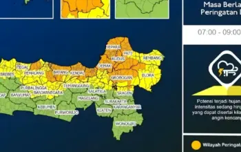 Cuaca Ekstrem Berpotensi Landa Jawa Tengah Hari Ini, Hujan Lebat dan Petir Mengintai