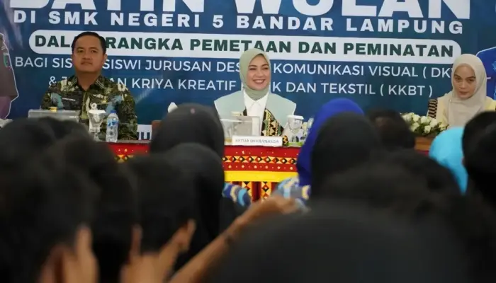 Program Pemetaan dan Peminatan, Dekranasda Kembangkan Talenta Siswa SMKN 5 Bandar Lampung
