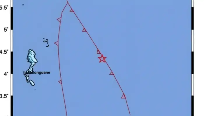 Gempa Magnitudo 5,5 Guncang Tenggara Pulau Karatung, BMKG Pastikan Tidak Berpotensi Tsunami