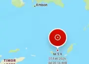 Gempa 5,9 Magnitudo Guncang Perairan Tanimbar, Getaran Terasa di Saumlaki