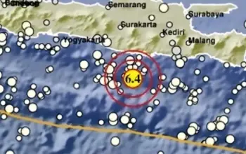 Gempa 6,4 SR Guncang Laut Selatan Pacitan, Getarannya Sampai Bantul dan Sleman