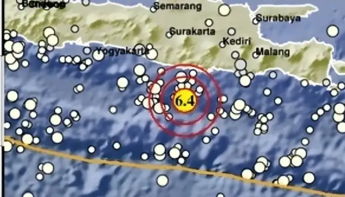 Gempa Magnitudo 6,4 Guncang Laut Selatan Pacitan, Dirasakan Hingga Bali